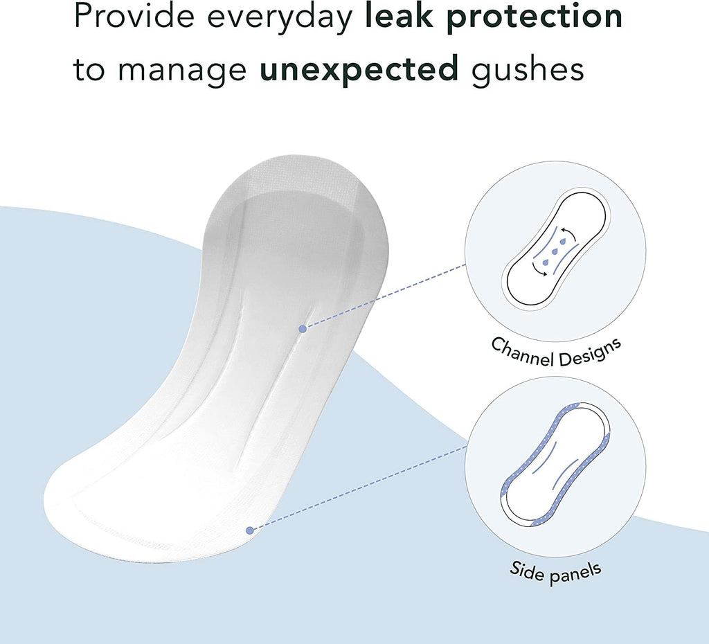 Tinkle Ecoluxe Organic Panty Liners Cotton for Women, Daily Use liners, Biodegradable, for Wetness Discharge Light Flows Stains and Leaks, 185mm, long, 117 Every day Pantyliners Pads