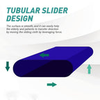 YHK Tubular Slide Sheet for Patient Transfer, Sliding Draw Sheets to Assist Moving Elderly,Slides for Cars, Hospital Bed, Home Care(Blue, 39"x79"(100x200cm)