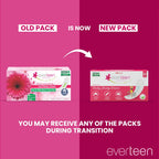 everteen Panty Liners for Women, 60 Liners 185mm with Aloe Vera & Neem, Less than 1mm Ultra thin Cottony Soft Pantyliners, Prevents White Discharge & Rashes, Comfort on Non Period Days
