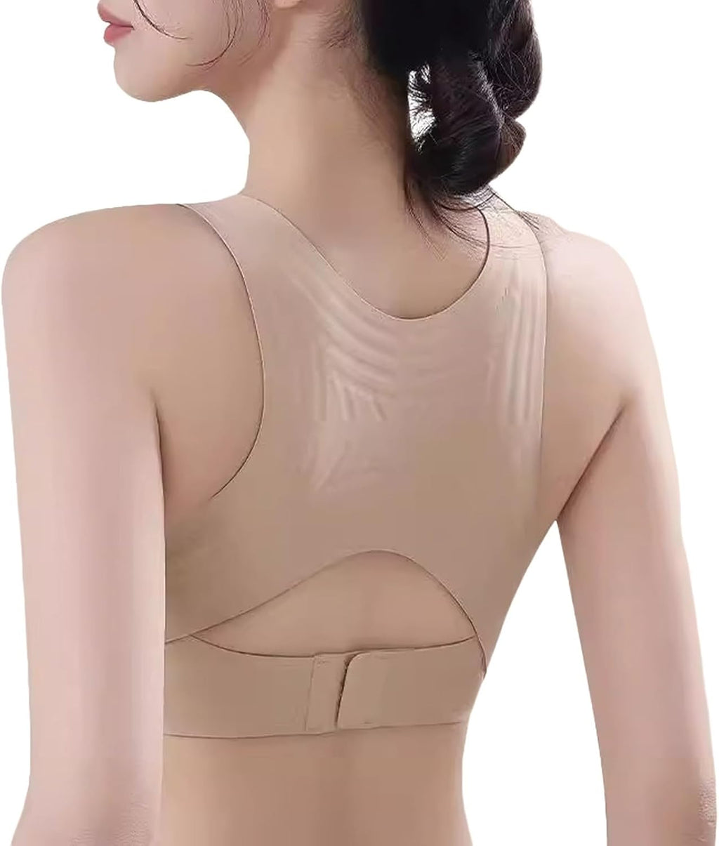 Genérico Posture Corrector Bra for Women, Front Closure Bras with Adjustable Back Support, Seamless Breathable Shapewear Underwear #1