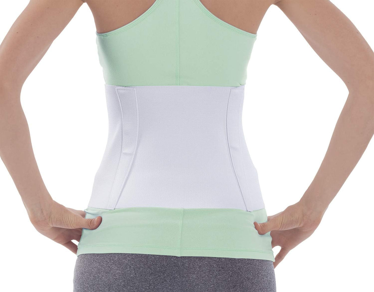 NYOrtho Tapered Abdominal Binder - Firm Compression Wrap - Breathable Stomach Support Post Injury or Surgery - with Contoured Body-Specific Design - 30-36 Inch Made in USA
