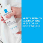 La Roche-Posay Lipikar Soothing Relief Eczema Cream, Sensitive Skin 6.8oz | Face & body lotion for eczema, dry, sensitive skin with colloidal oatmeal. Soothes and relieves irritation.