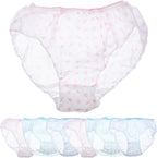 SHERCHPRY 7 Pieces Disposable Panties Postpartum Size L Lightweight Breathable Elastic Non-Woven Maternity Underwear for Women in Travel and Postpartum