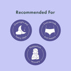 Rael Disposable Underwear for Women, Organic Cotton Cover - Postpartum Essentials, Leak Locker, Unscented, Maximum Coverage (Size S-M, 20 Count)