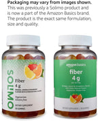Amazon Basics Soft Fiber Gummies for Digestive Health and Regularity, Orange, Lemon & Strawberry Flavors, 90 Count, Pack of 1 (Previously Solimo)