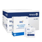 Dynarex DynaSafety BZK Antiseptic Towelettes - Sterile, Alcohol and Fragrance Free, Gentle Cleansing, Safe on Minor Wounds - 5" x 7" - Case of 10, 100 per Box