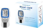 HOMEDSUN HSLPM102 4-in-1 Cholesterol Meter Kit with 10 Strips Lancets