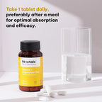 hk vitals Calcium Magnesium & Zinc (60 Tablets) | With Vitamin D3, Calcium Supplement for Women and Men | For Bone Health & Joint Support