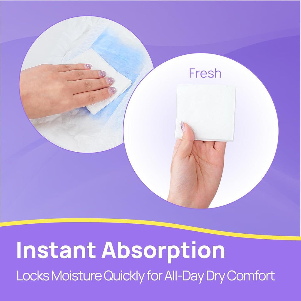 SUNKISS Ultra Thin & Soft Incontinence Underwear for Women, Disposable Adult Pull Ups, Super Soft & Maximum Absorbency, Large/XLarge, 20 Count