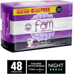 Sanitary Pads With Wings Overnight 48 pads