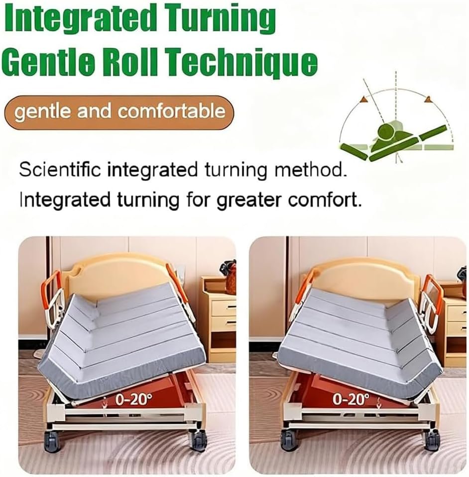 Falluk 90° Rotating Electric Home Care Bed