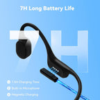 Soft Liquid Silicone Bone Conduction Swimming Headphones Underwater,IPX8 Waterproof Earbuds,Open Ear Swim Headphone with Skin-Friendly Silicone/Built-in 32G MP3-Player Earphones for Swim-Dark Black