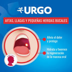 Urgo - Thrush Spray - Treatment for thrush, sores and small mouth wounds with Hyaluronic Acid, Relief and healing of mouth sores - Spray 15ml