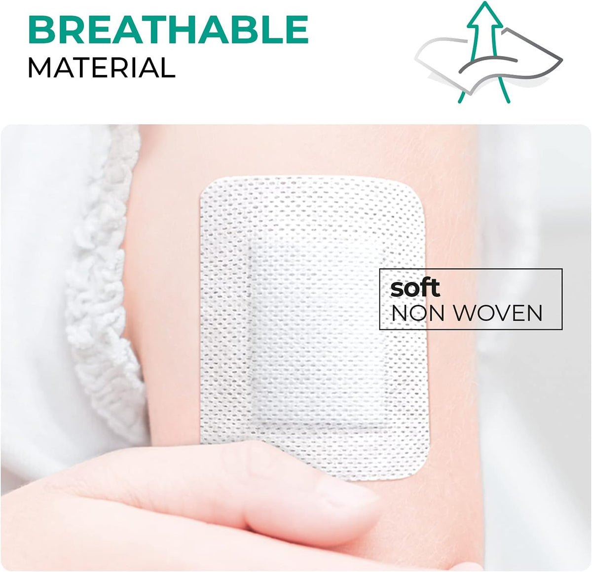 Medrull Wound Dressings and Gauze Sterile 7 cm 50 pieces