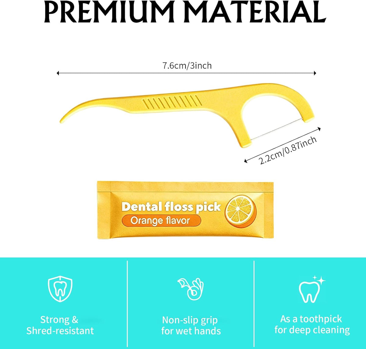 Dental Floss Picks 320/960/1920 Pcs – 4 Flavors Individually Wrapped Floss