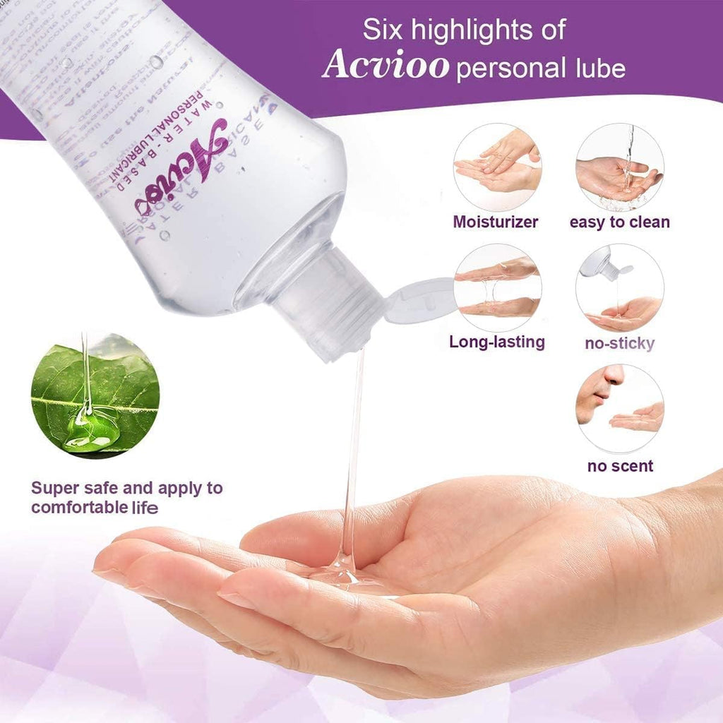 Acvioo Water Based Lubricant Gel Sex Lubricants (240ml)