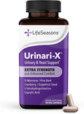 Urinari-X Extra Strength with Enhanced Comfort - Urinary Tract Support - Fast UTI Relief - Vitamin Supplement for Bladder Function - D-Mannose, Cranberry, Pinebark, Uva Ursi & Grapefruit - 90 Capsules