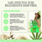 Organic Menstrual Pads with Wings Hemp Fiber | Regular 14 Count