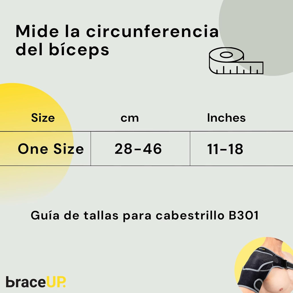 BraceUP Orthopedic Shoulder Pad, Adjustable Shoulder Pad – Support with Ice Bag Pocket Breathable Neoprene Shoulder Support for Men/Women
