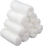 10Pcs Elastic Stretch Gauze Bandage ， 10cm X 4.5m Medical Grade Sterile Gauze, Self-Adherent Pressure Wrap For First Aid, Wound Care, Sports Injuries & Sprains