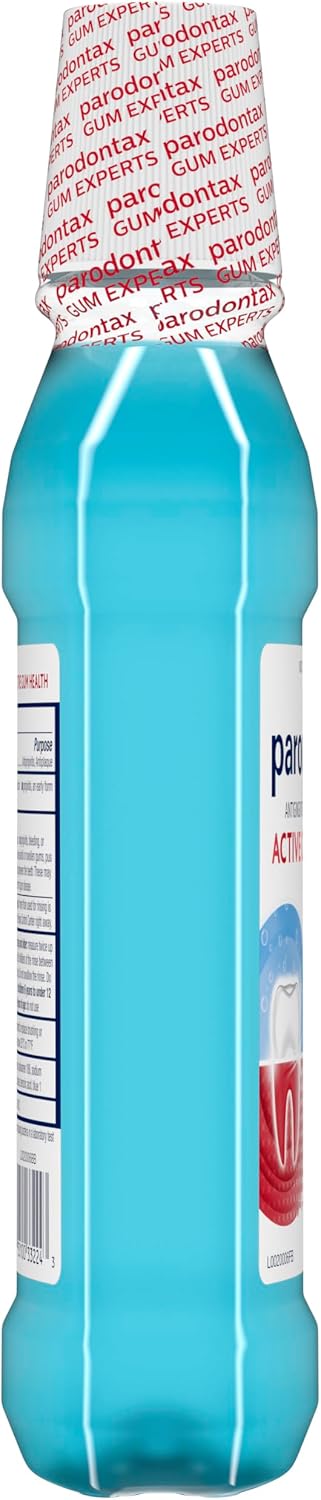 Parodontax Active Gum Health Mouthwash, Antiplaque and Antigingivitis Mouthwash, Mint, 3x16.9 Fl Oz