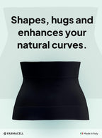 Farmacell Waist Cincher for Women, Tummy Control Seamless Shapewear, Made in Italy, 605