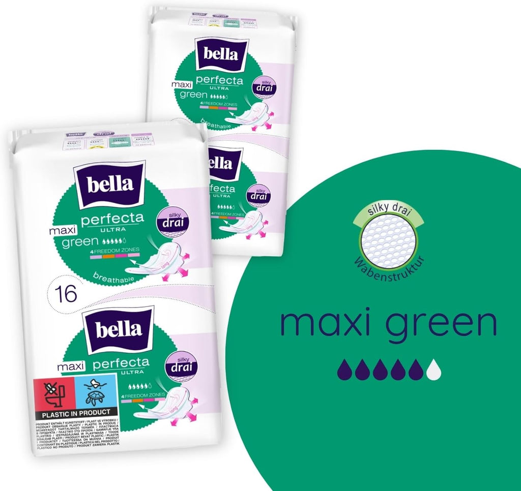 bella Sanitary Pads Breathable 112 pieces 16 pieces