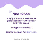 Blossom Lube Organics Personal Lubricant for Women 4 Fl Oz - pH Balanced, Non-Irritating, Water Based Personal Lubricant, Free of Harsh Ingredients, Toy Friendly