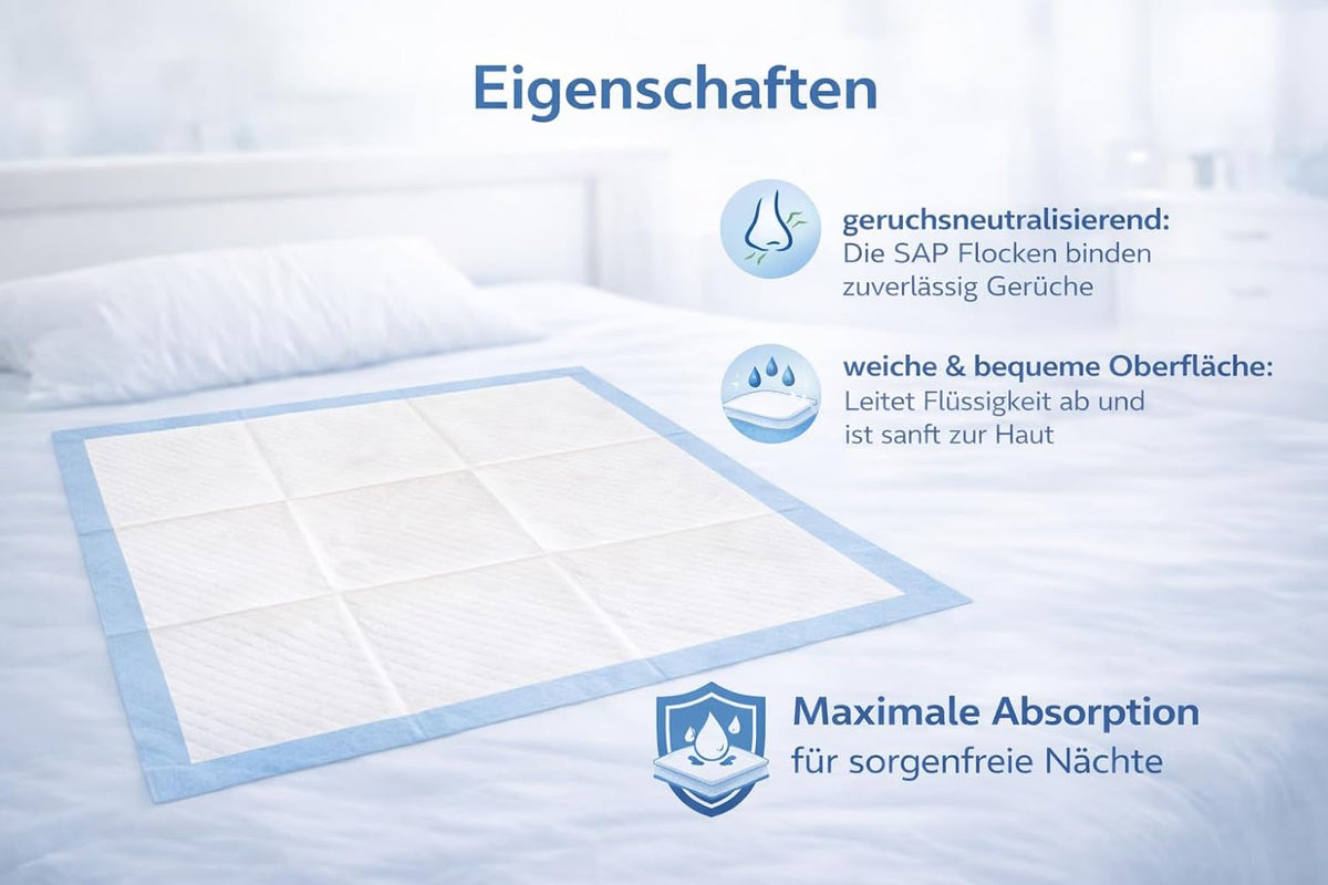 Bed Protectors Disposable Waterproof 25 pieces 90 cm