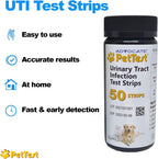 UTI Test Strips for Dogs & Cats, At-Home Urinary Tract Infection Detection