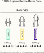 The Honey Pot Company - Herbal Sanitary Pads for Women - Heavy Flow Overnight w/Wings - Infused w/Essential Oils for Cooling Effect & Organic Cotton Cover - Feminine Care - 11 ct