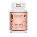 Menoveda Ámaya Ayurvedic PCOD Care Supplement for Women with 13 Herbs | Supports Hormonal Balance, Joint & Physical Health | With Haldi, Shatavari, Ashwagandha, Moringa, and Guggulu | 60 Tablets