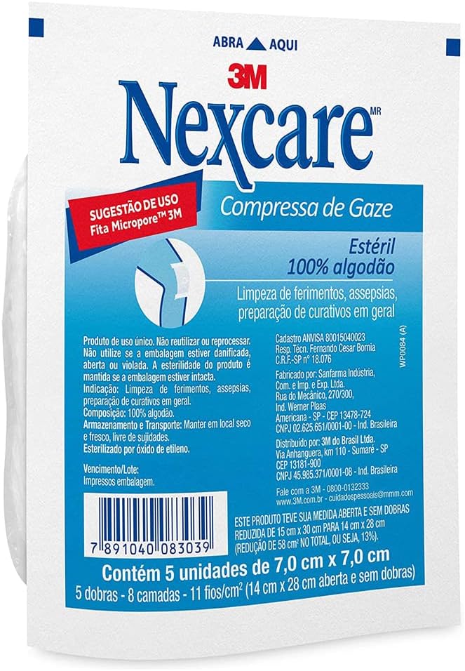 Nexcare Medical Supplies Sterile 7.5cm 5 pieces