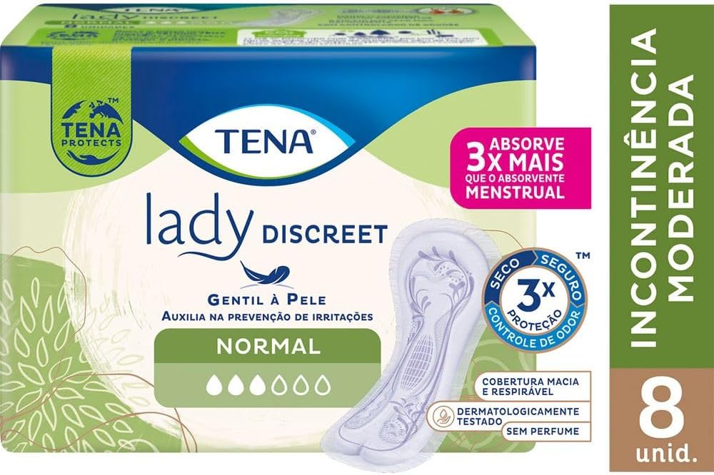 Tena Incontinence Products Without Wings 8 pieces