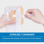 Ostomy Belt, Two Piece Adjustable Stoma Waist, Prevent Chassis Deformation, Colostomy Belt For Postoperative Care After Colostomy Surgery Ileostomy