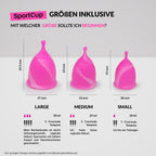 Sport Menstrual Cups and Discs Sterile
