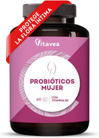 Intimate Flora Woman Probiotics - 6 Strains with Lactobacillus Gasseri, Crispatus and Acidophilus - 20 Billion CFU - With Vitamin B2 for Intimate Wellness - 60 Capsules - Vitavea