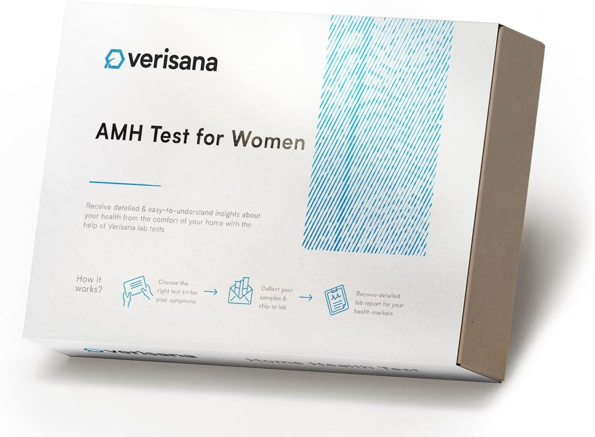AMH Test for Women – Check Your Anti-Mullerian Hormone Levels – Essential for Women’s Fertility Insight – Convenient Home Testing – Analysis by CLIA-Certified Lab – Verisana