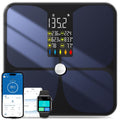 Lepulse Scale for Body Weight, Smart Digital Bathroom Weight Scale with Bmi | Body Fat Muscle Mass,20 Body Composition Metrics, 4.68"Large Display, Heart Rate, Accurate Bluetooth Weighing Scale with App
