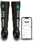 Leg Compression Recovery Boots for Circulation, Cordless Air Compression Therapy System Rechargeable Massage with 5 Modes, 5 Air Chambers, 3H Battery with Automatic Deflation Technology (M)