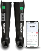 Leg Compression Recovery Boots for Circulation, Cordless Air Compression Therapy System Rechargeable Massage with 5 Modes, 5 Air Chambers, 3H Battery with Automatic Deflation Technology (M)