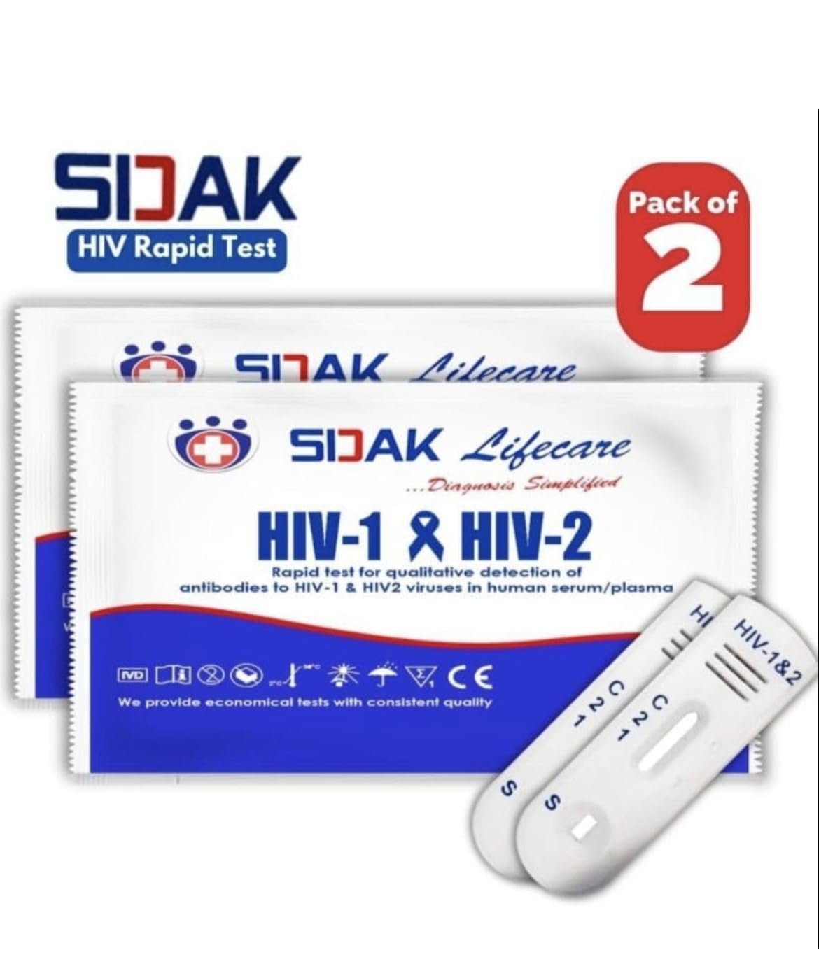 HIV Rapid Results Home Test Kit
