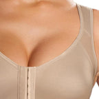 Dress Cici Front Hook Surgery Bra, Shapewear Non Padded Bra for Large Breast, 1 Pack