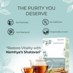 Namhya Shatavari Powder | Herbal Supplement for Women’s Health & Hormonal Balance | Supports Energy, Vitality & Lactation | Pure Organic Shatavari, 100% Natural, No Preservatives | 200gram (2 x 100g)