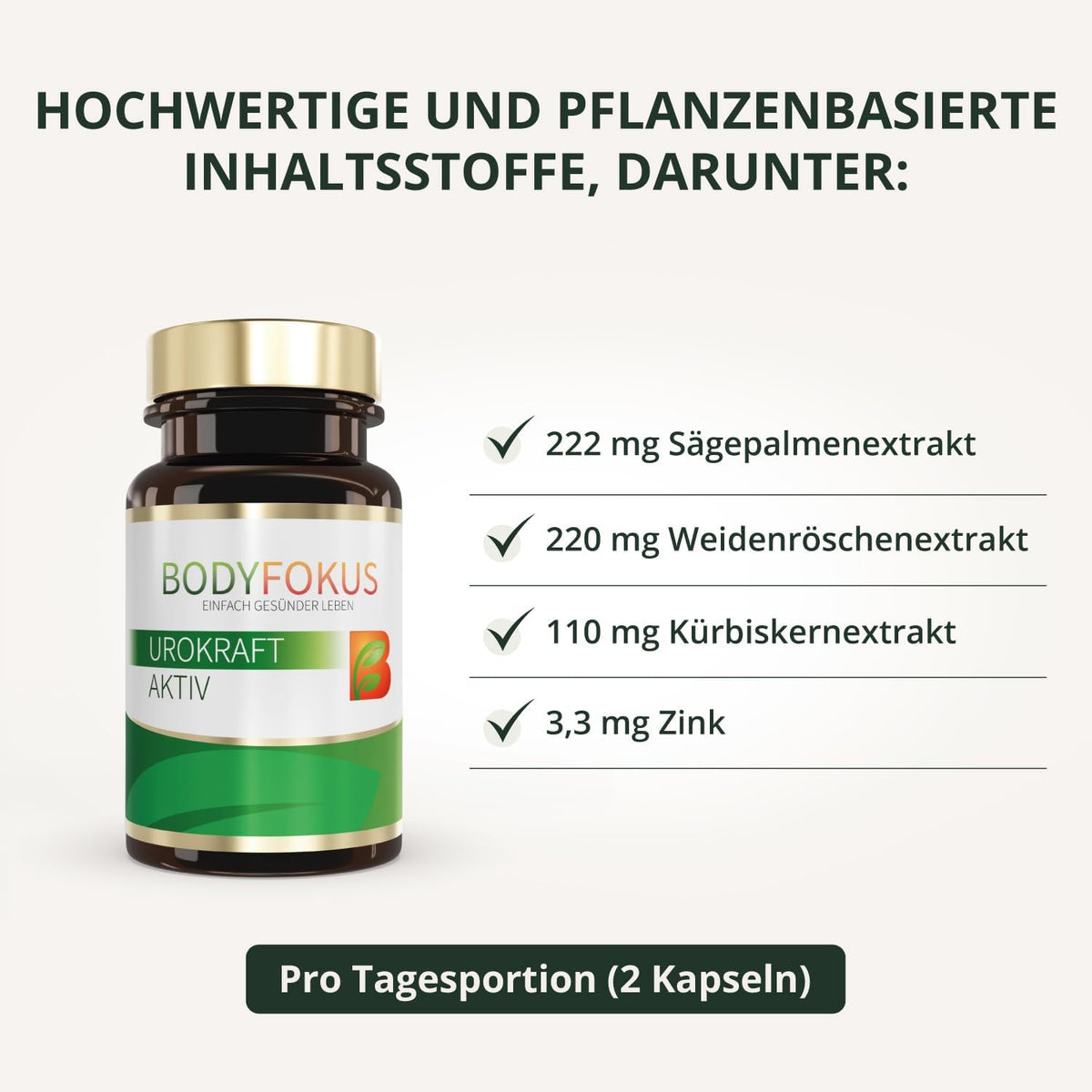 BodyFokus Dietary Supplements 60 capsules