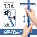 GPTCAMP Walking Cane Quad Base Self Standing 300lbs for Seniors