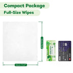 Mini Wet Wipes Travel Size with Aloe Vera, Unscented Moisturizing Pocket Wipes for Sensitive Skin, 99% Water Hypoallergenic Wipes Travel Essentials, 144 Count (24 Packs of 6)