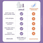 Amai Sanitary Pads With Wings Hypoallergenic 14 pieces