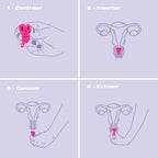 INTIMINA Lily Cup One - Copa Menstrual Plegable Ideal para Principiantes y Adolescentes, Fuchsia
