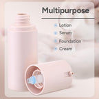 Lulupack Airless Pump Bottles Travel Size, 1 oz 3 PCS Refillable Container